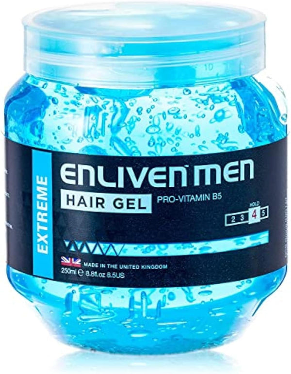 ENLIVEN HAIR GEL extreme hold 4 250g blue
