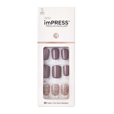 impress mauve glitter83772
