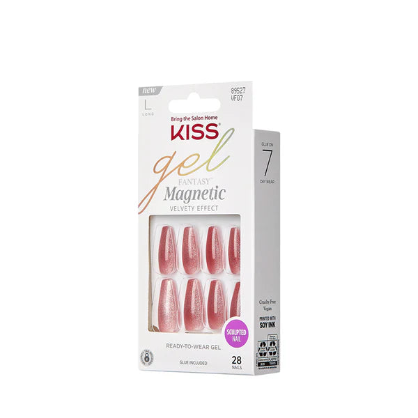 Kiss Gel Fantasy Magnetic L West Coast 28 nails