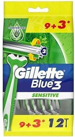 GILLETTE BLUE 3 senstive 12pcs