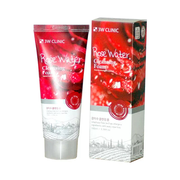 3W Clinic cleansing foam Rose Water 100ml