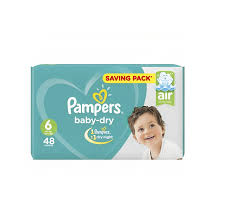 PAMPERS 6- 48 PADS