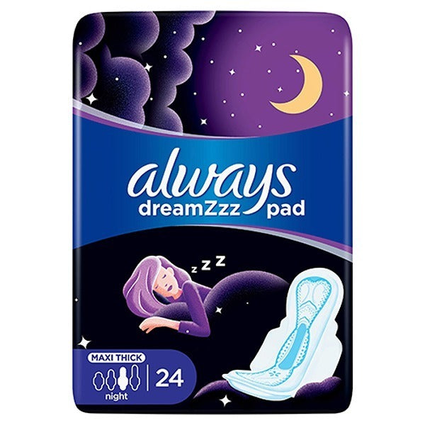 ALWAYS MAXi  extra long NIGHT BLUE 24