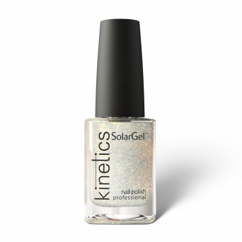 Kinetics 101 Silver Fairy Dust Nailpolish solarGel