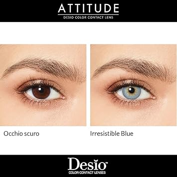 Attitude desio one day contact lens Irresisti Blue