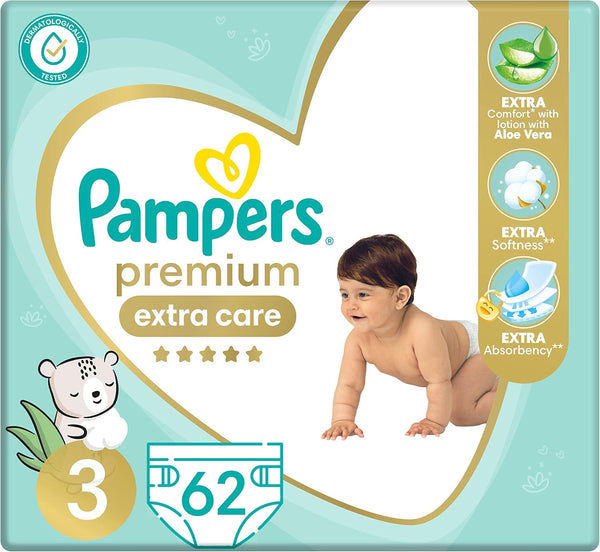 pampers pc 3 62 pcs