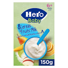 HERO CEREAL morning  8 CEREALS/ MILK