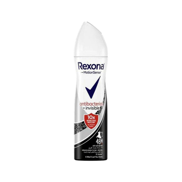REXONA SPRAY 150ML ANTIBACTERIAL INVISIBLE
