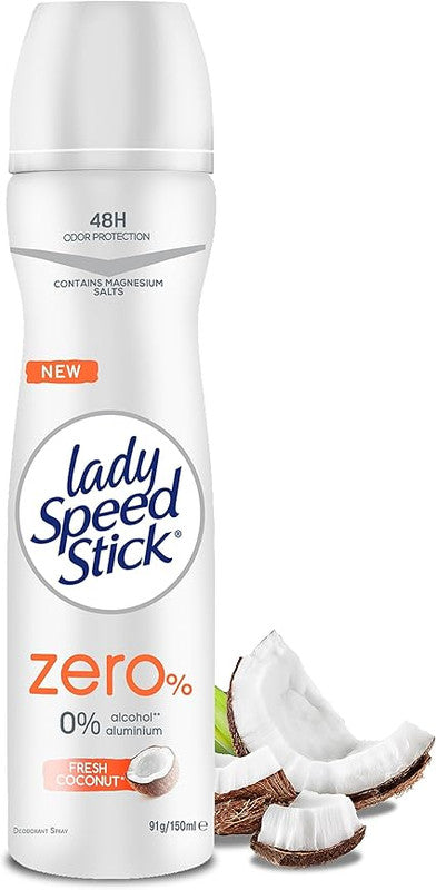 Lady Speed stick spray 150ml Zero Coconut