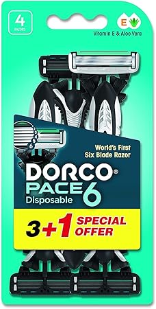 DORCO PACE6 3+1 BLADES MEN