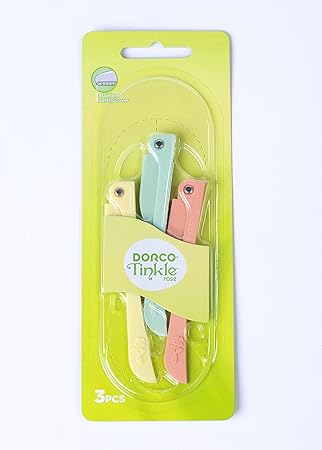 Dorco Tinkle Eye Brow Razor 3 pcs Movable