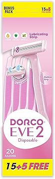 DORCO EVE2 15+5DISPOSABLE RAZORS