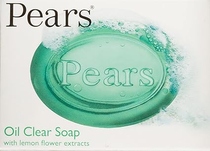 PEARS SOAP 125GM lemon extract green