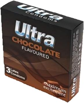 Ultra choolate condom 3pcs brown