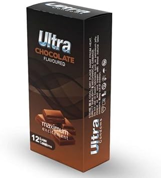 Ultra chocolate condom 12pcs brown