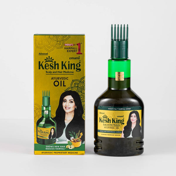 Kesh King Ayurvedic Medicinal Oil, reduces Hairfall, grows New Hair, 50 ml