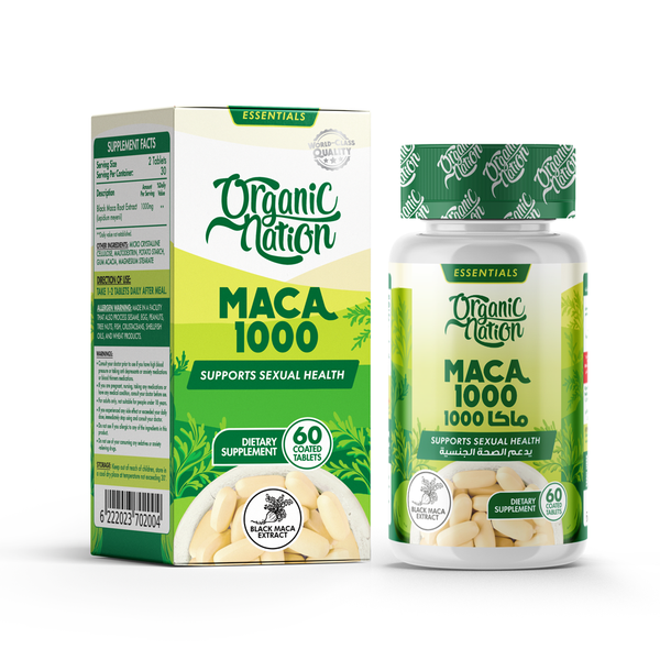 Organic Nation Maca 1000 60 tabs