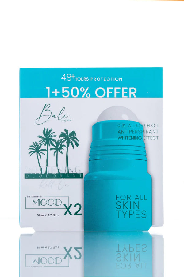 MOOD BALI WHITENING DEODORANT ROLL ON OFFER 1+50% 50ML