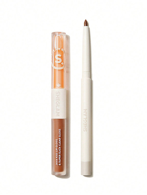 Sheglam Soft 90's Glam Lip Liner And Lip Duo Set