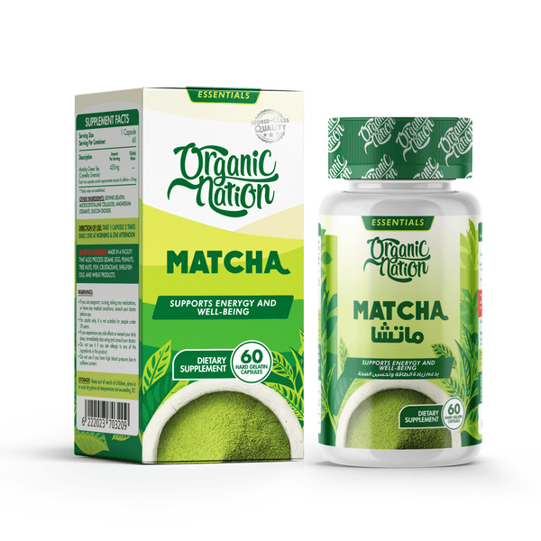 Organic Nation Matcha 60 tabs