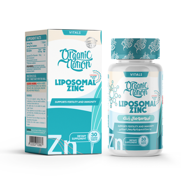 Organic Nation Liposomal Zinc 30 tabs