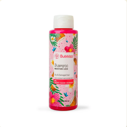 Bubblzz Moisture Lock Shampoo for Dry Hair 500ml