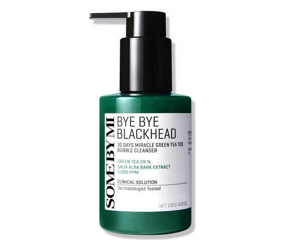 SOME BY MI Bye Bye Blackhead 30 Days Miracle Green Tea Tox Bubble Cleanser 120g