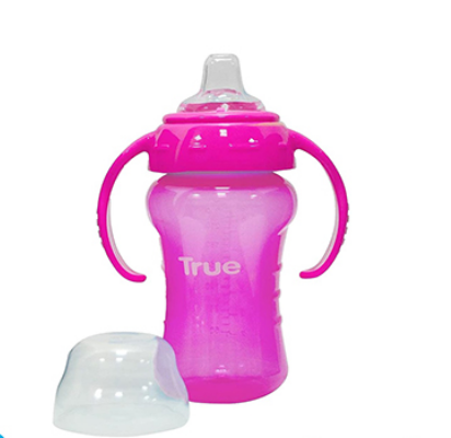 Training Cup – silicone spout (6) months 270 ml – purple (BPA free)