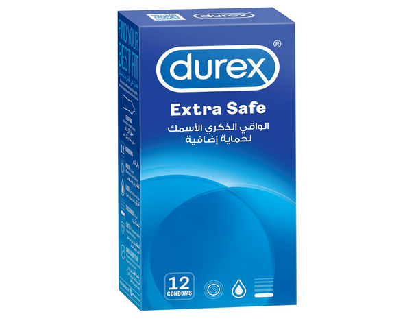 Durex extra safe condom 12condoms