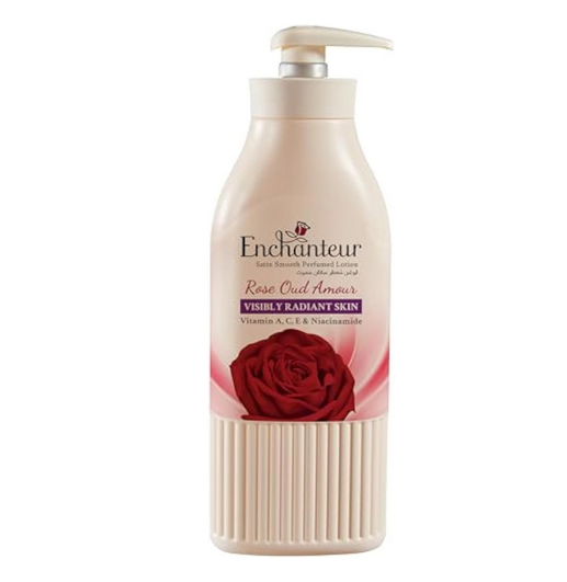 Enchanteur Perfumed Insta White Lotion – Rose Oud Amour 500ml