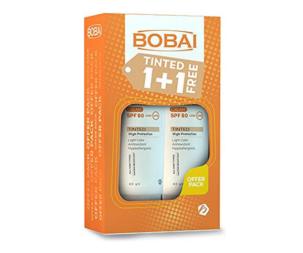 BOBAI Tinted Sunscreen Cream 1+1free