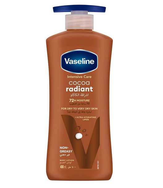 Vaseline Lotion Intensive Care Cocoa Radiant 400ML