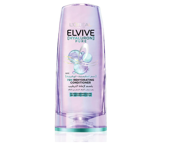 L’Oréal Paris Elvive Hyaluron Pure Rehydrating Conditioner for Oily Hair 360ML