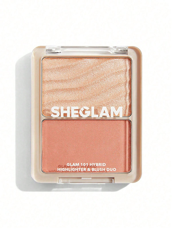 Sheglam Glam 101 Hybrid Highlighter & Blush Duo