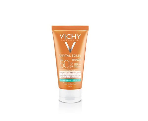 VICHY CAPITAL SOLEIL SPF 50 BB Tinted Dry Touch Face Fluid 50 ML