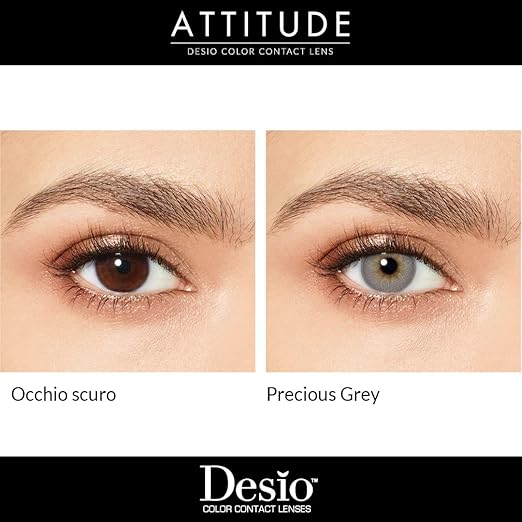 Attitude desio one day contact lens Precious Grey