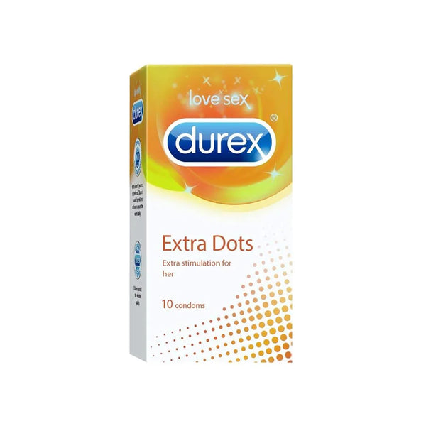 Durex Extra Dots Condoms - 10 Condoms