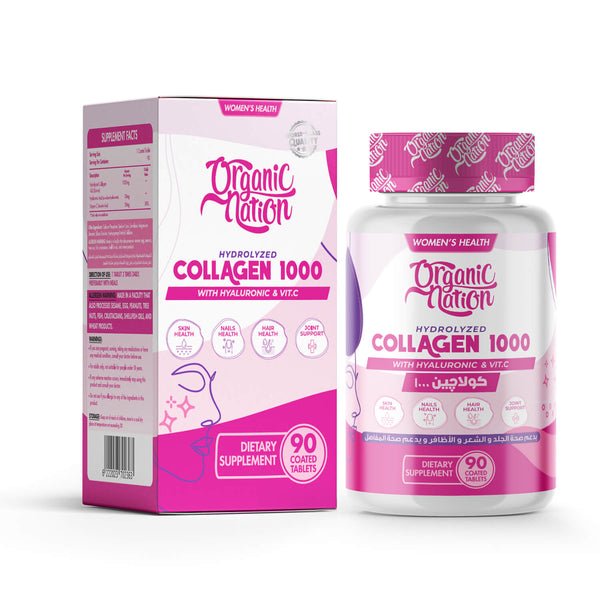 Organic Nation Hydrolyzed Collagen 1000 90 tabs