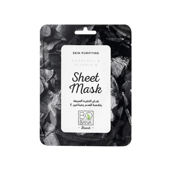 BOBANA Sheet MASK Vit E & Charcoal
