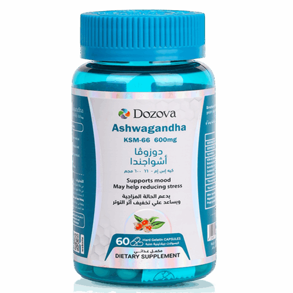 Dozova Ashwagandha KSM-66 60 Capsules-600 mg