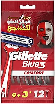 Gillete Blue 3 Comfort9&3pcs offer