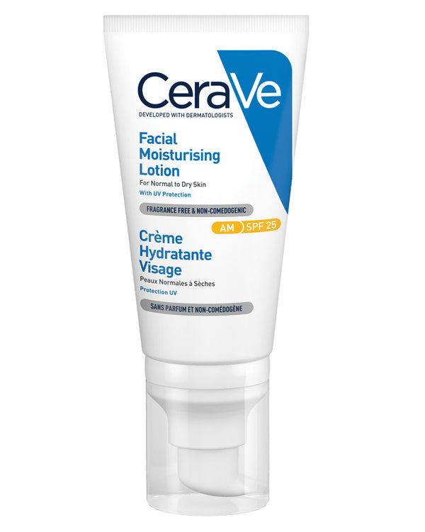 Cerave AM Facial Moisturizing Lotion with Sunscreen SPF25 52ml