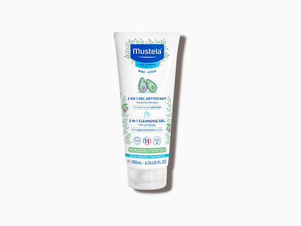 Mustela 2 in 1 Cleansing Gel with Avocado 200ml