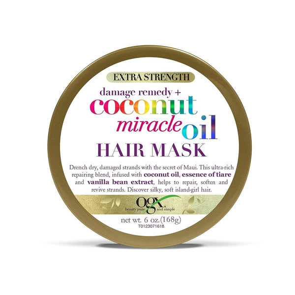 OGX Extra Strength Damage Remedy + Coconut Miracle Oil Hair Mask, Extra Hydratin 300ml