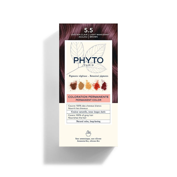 PHYTO HAIR COLOR5.5 Light Mohangany Brown