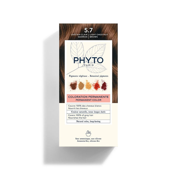 PHYTO HAIR COLOR5.7 Light Chestnut Brown