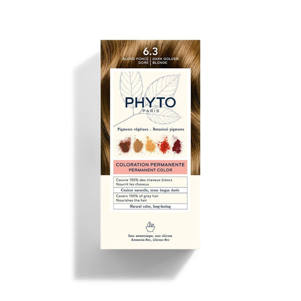PHYTO HAIR COLOR6.3 Dark Golden Blonde