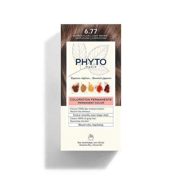 PHYTO HAIR COLOR6.77 Light Brown Cappuccino