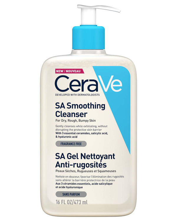 Cerave SA Smoothing Cleanser  GENTLE EXFOLIATION FOR NORMAL SKIN 473ml